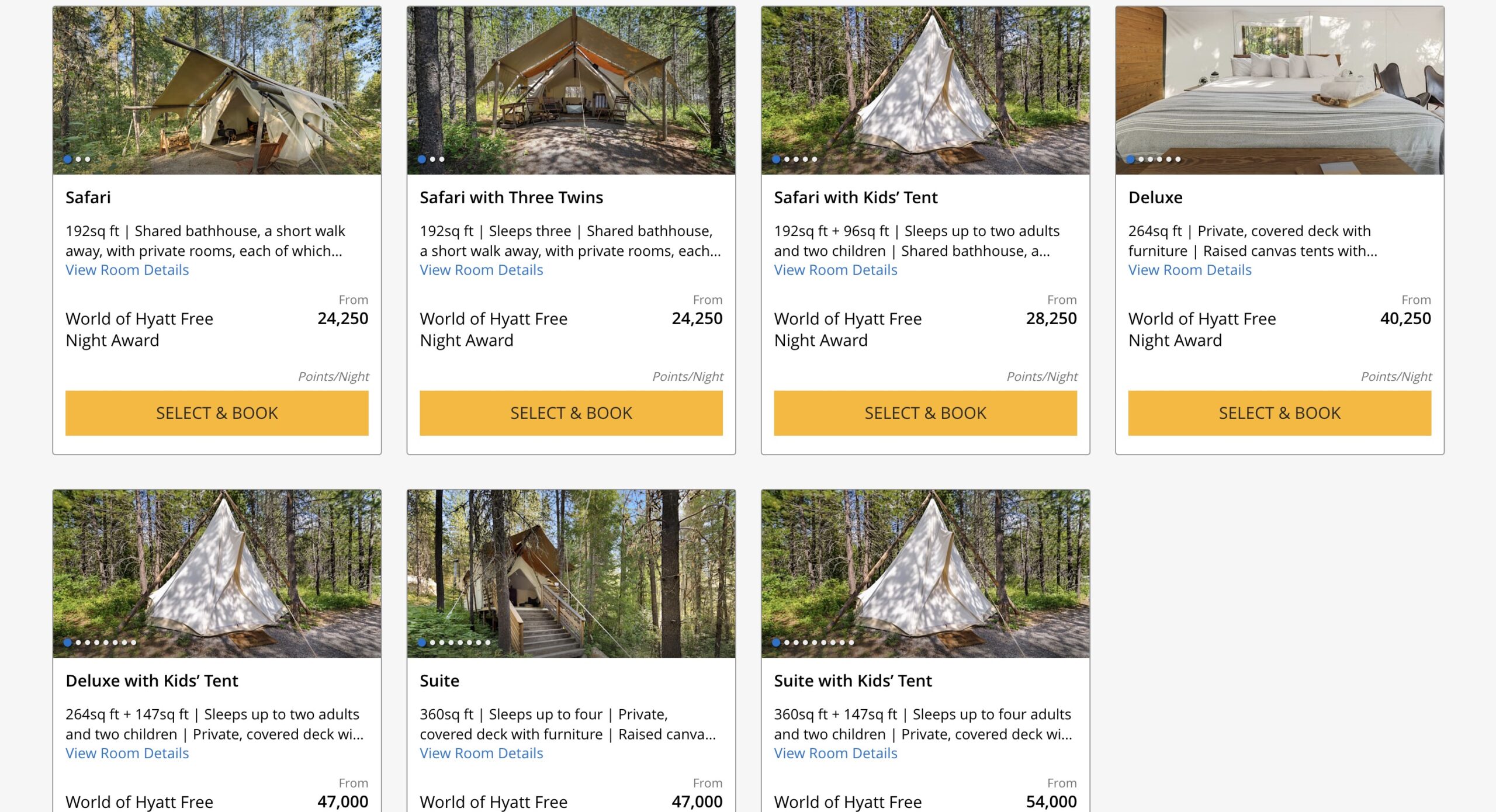 Under Canvas world of hyatt